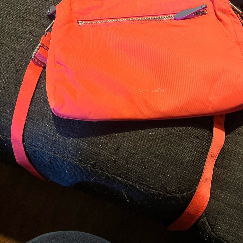 Vera Bradley Red Crossbody Bag with Sporty Design